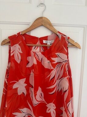 Christina B. Floral Sleeveless Top